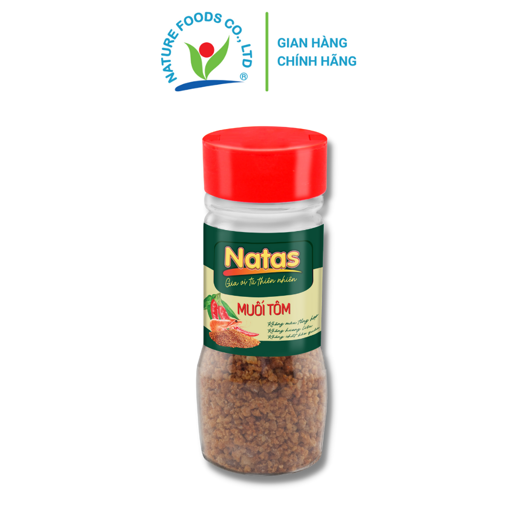 MUỐI TÔM NATAS gia vị đa năng (hũ 70g)