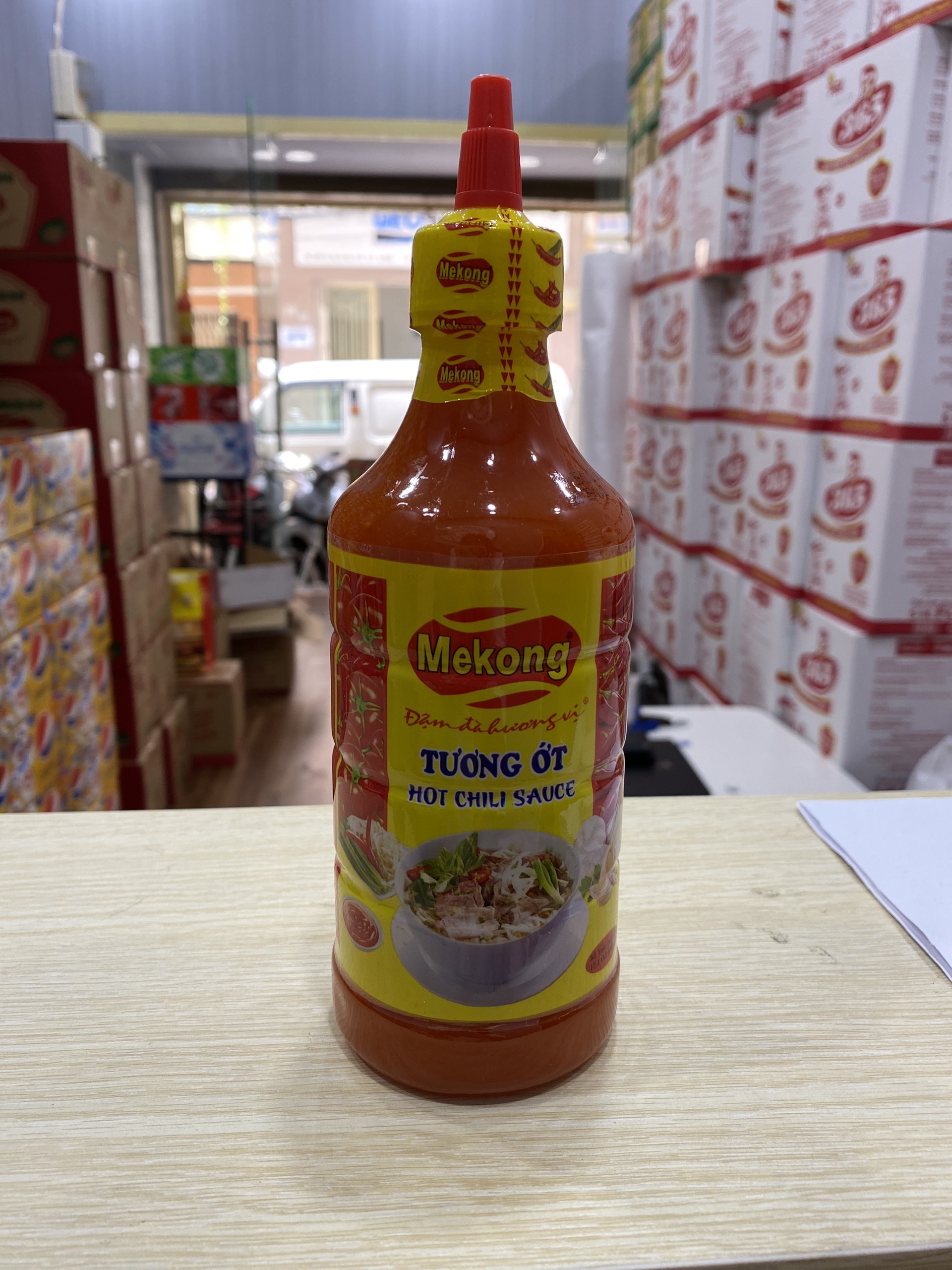 ( Lốc 6 chai ) tương ớt Mekong 485gr