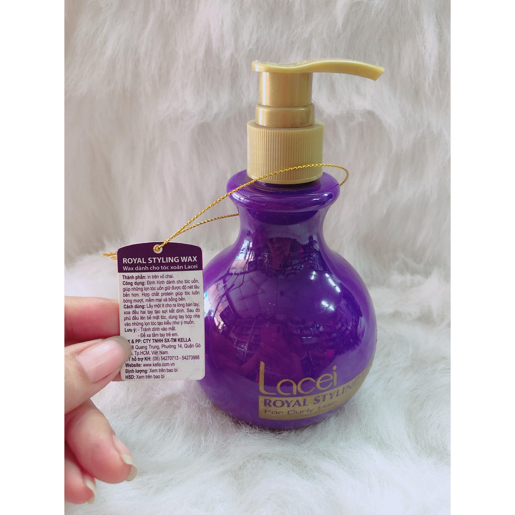 [HCM]Wax tạo kiểu tóc uốn Lacei Royal Styling 300ml