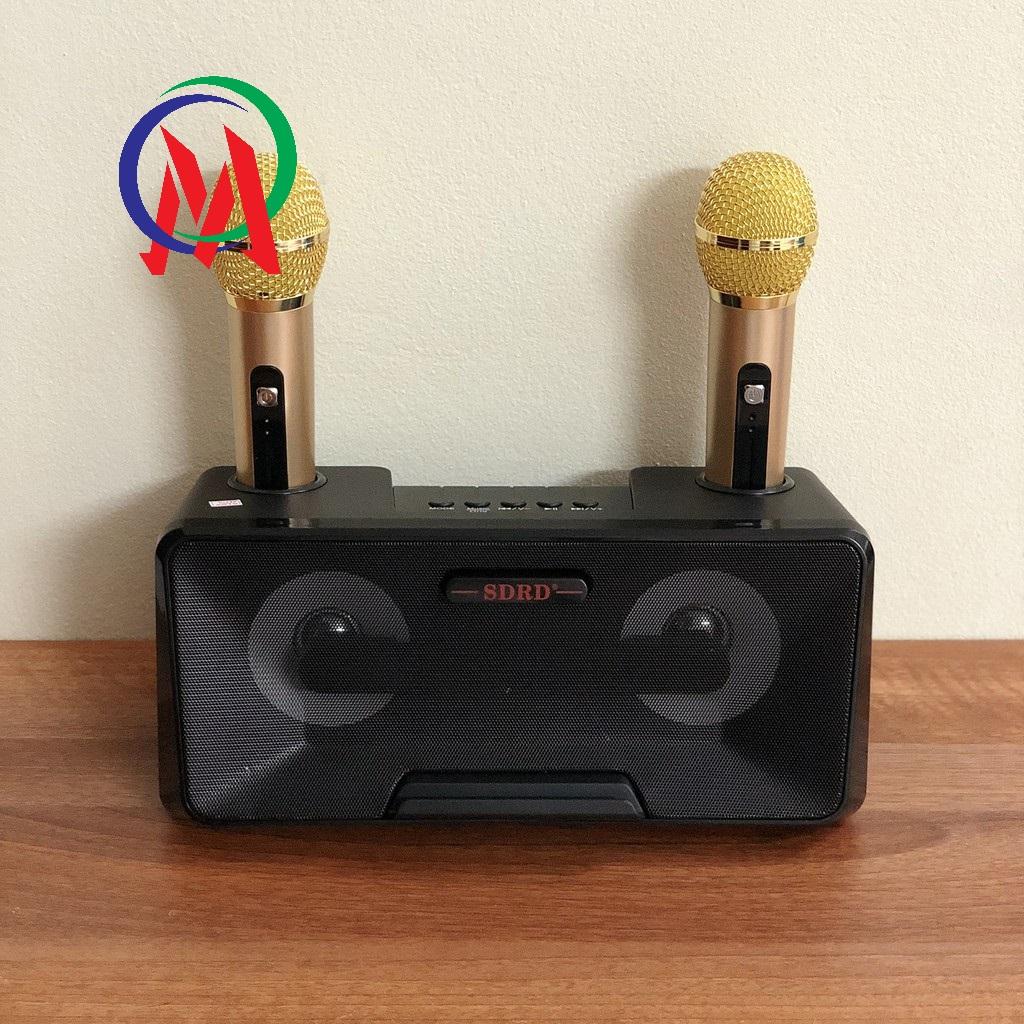 [HCM]Loa Karaoke SDRD SD-301 kèm 2 mic không dây (giao màu ngẫu nhiên)