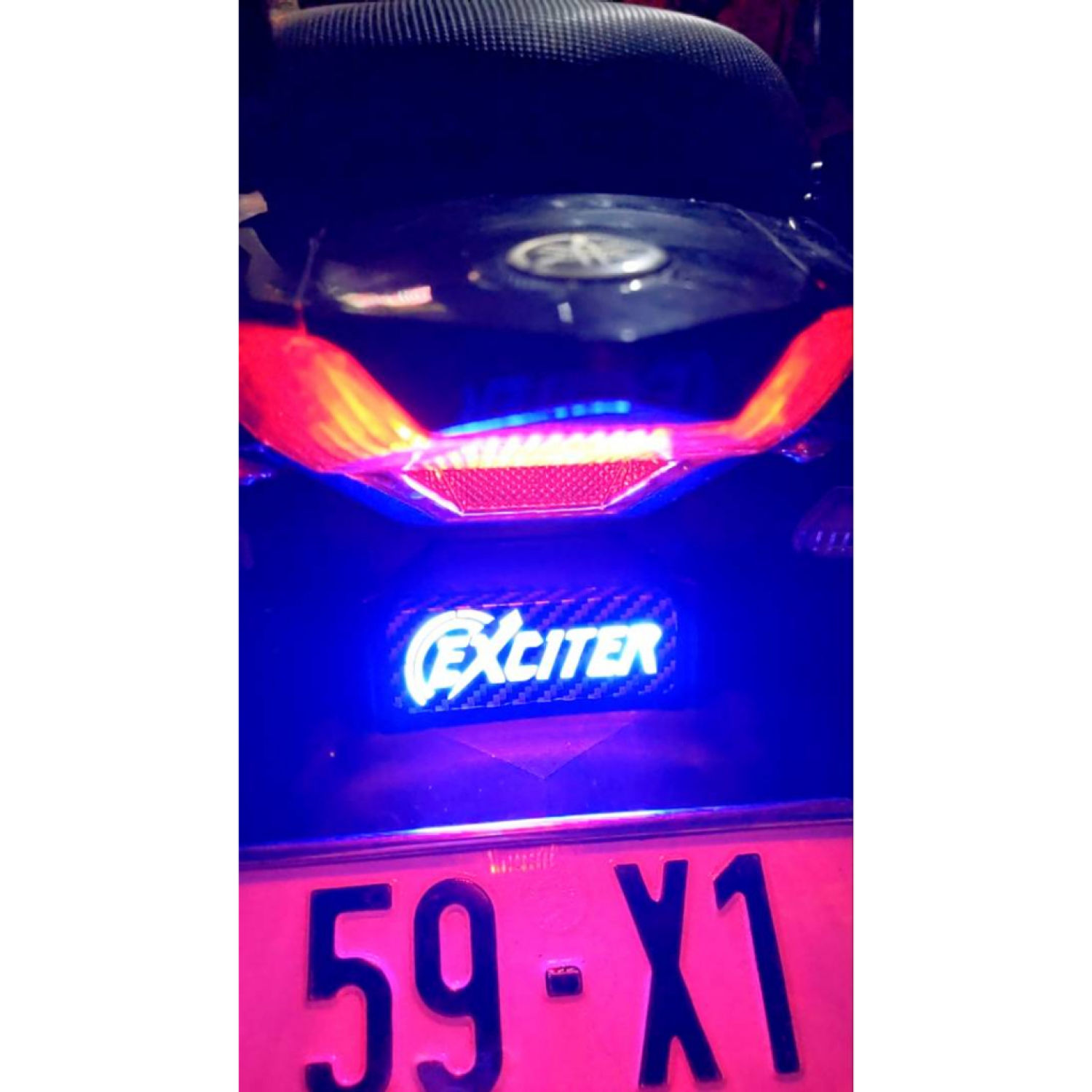 Chữ đèn led gắn dè xe exciter và winner