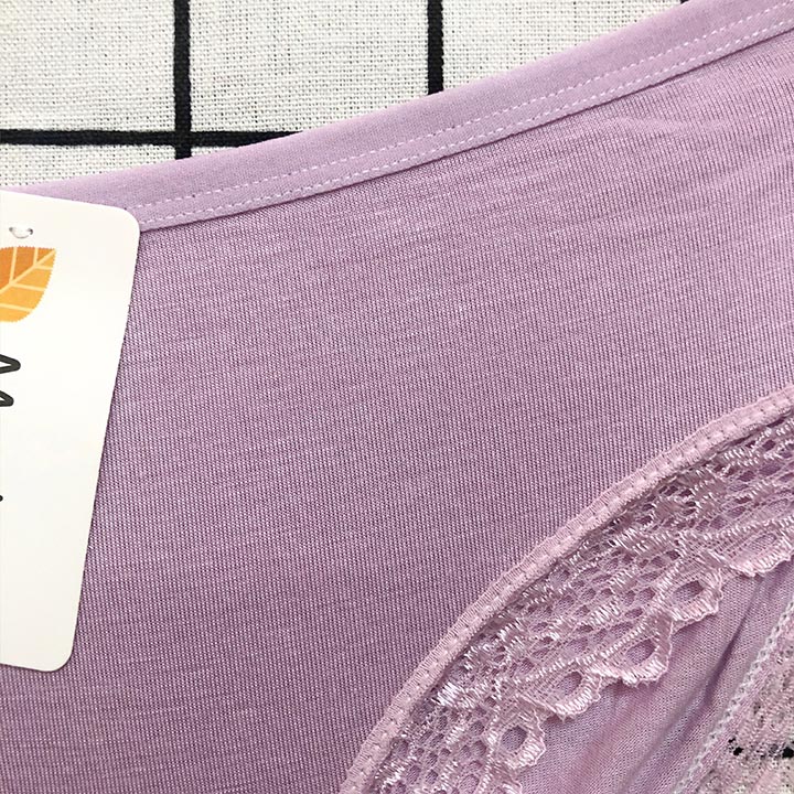 [Combo 10 + FREESHIP] Quần lót nữ cotton viền ren cao cấp