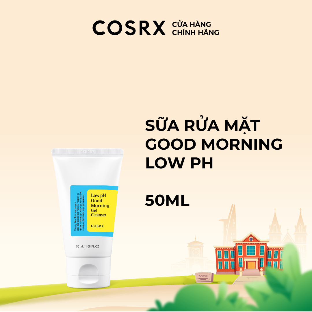 Sữa Rửa Mặt Chiết Xuất Tràm Trà COSRX Good Morning Low PH Cleanser 50ml 150 ml độ pH thấp dành cho da dầu da khô da nhạy cảm