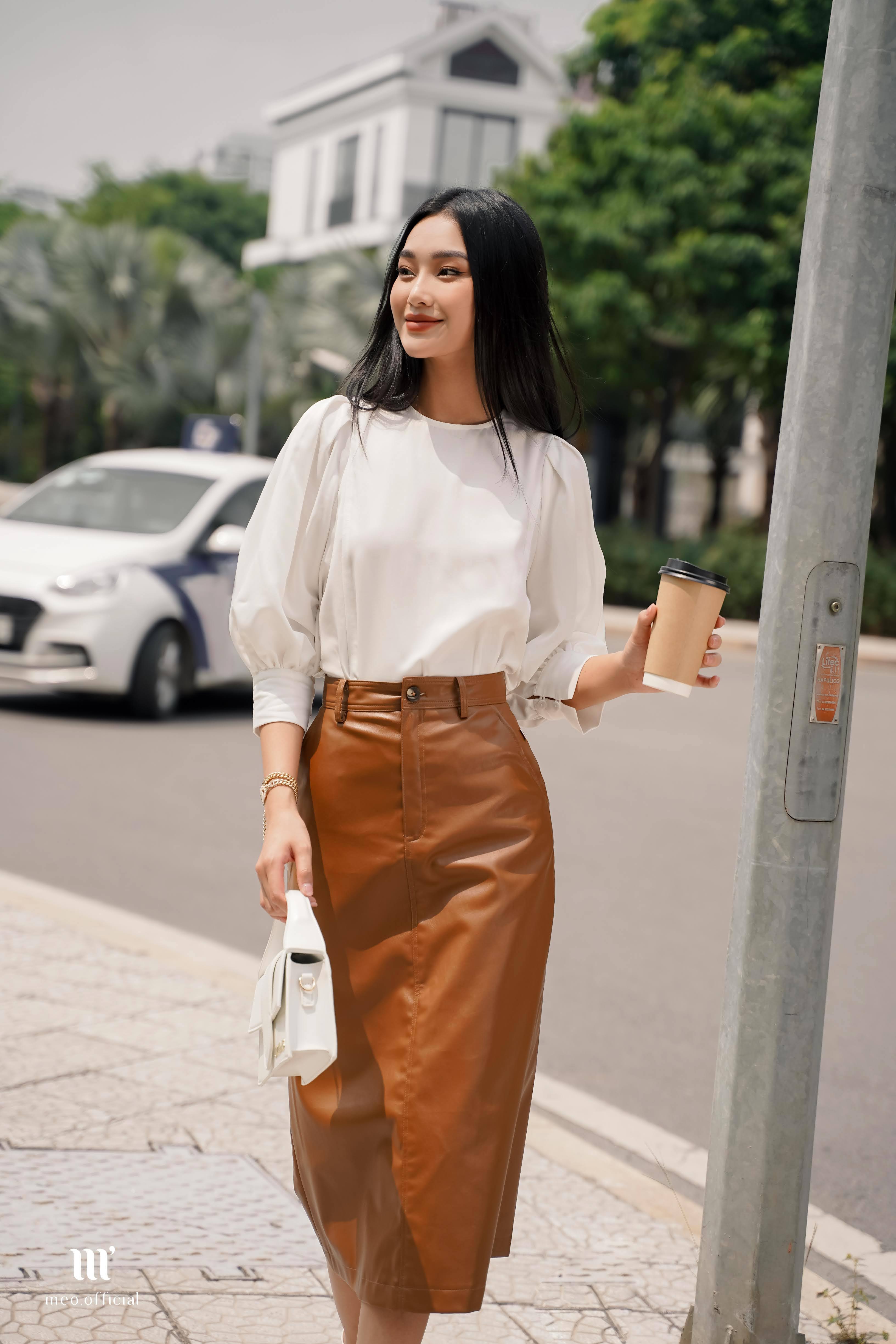 [Chỉ 10-12.10 Mua 2 giảm 6%, mua 3 giảm 9%] Chân váy nữ Méo shop dáng dài Lany