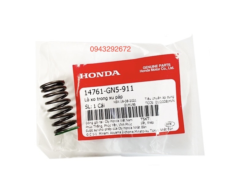 Lò xo trong xu pap honda dream 100, wave, alpha, rs, ws...
