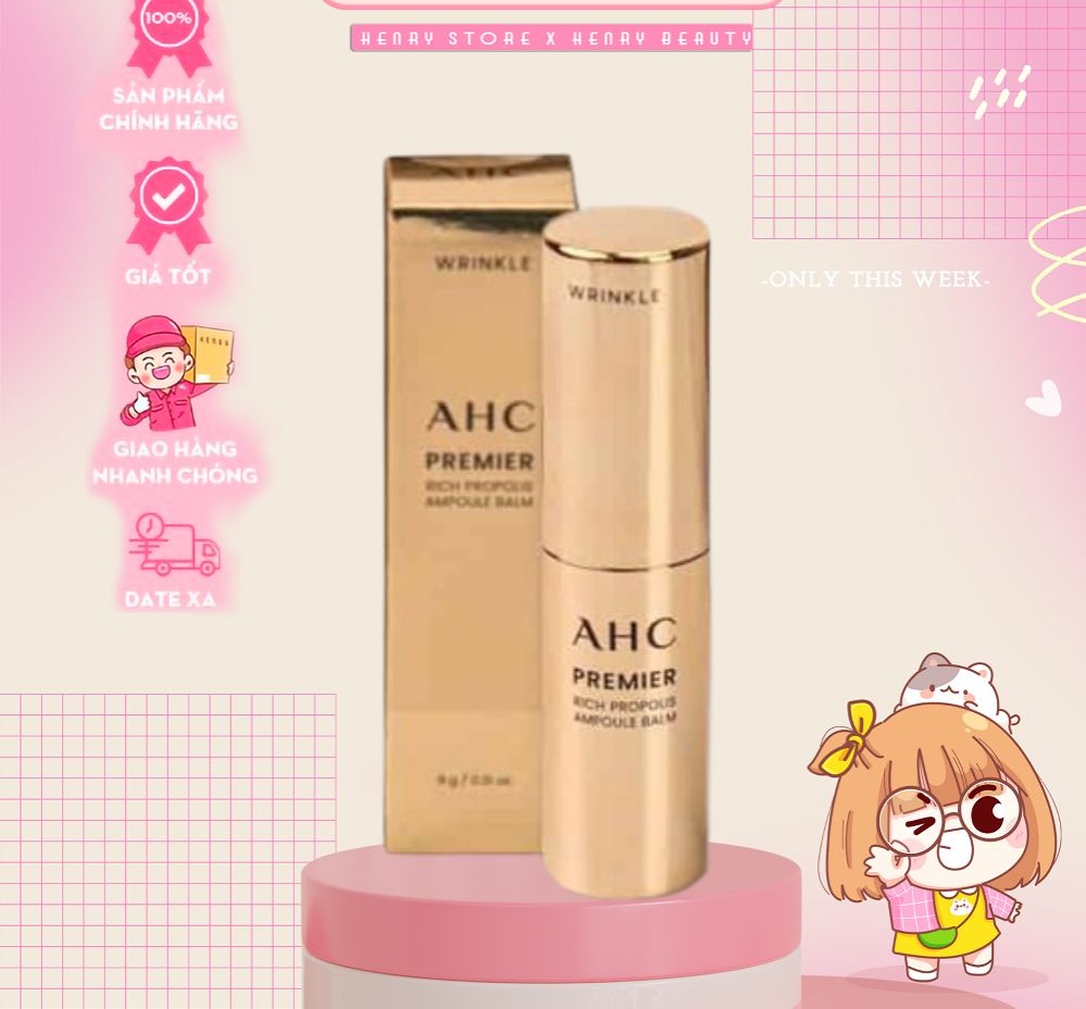 Kem dưỡng dạng thanh lăn dưỡng mắt AHC 9g