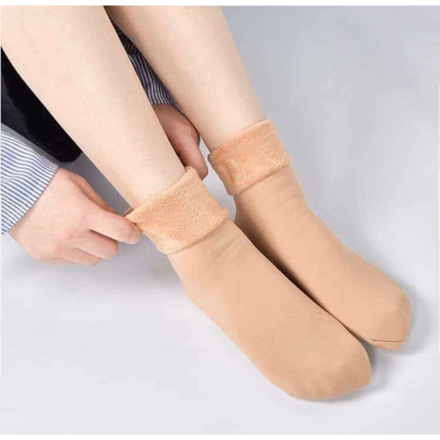Tất nữ lót lông siêu ấm