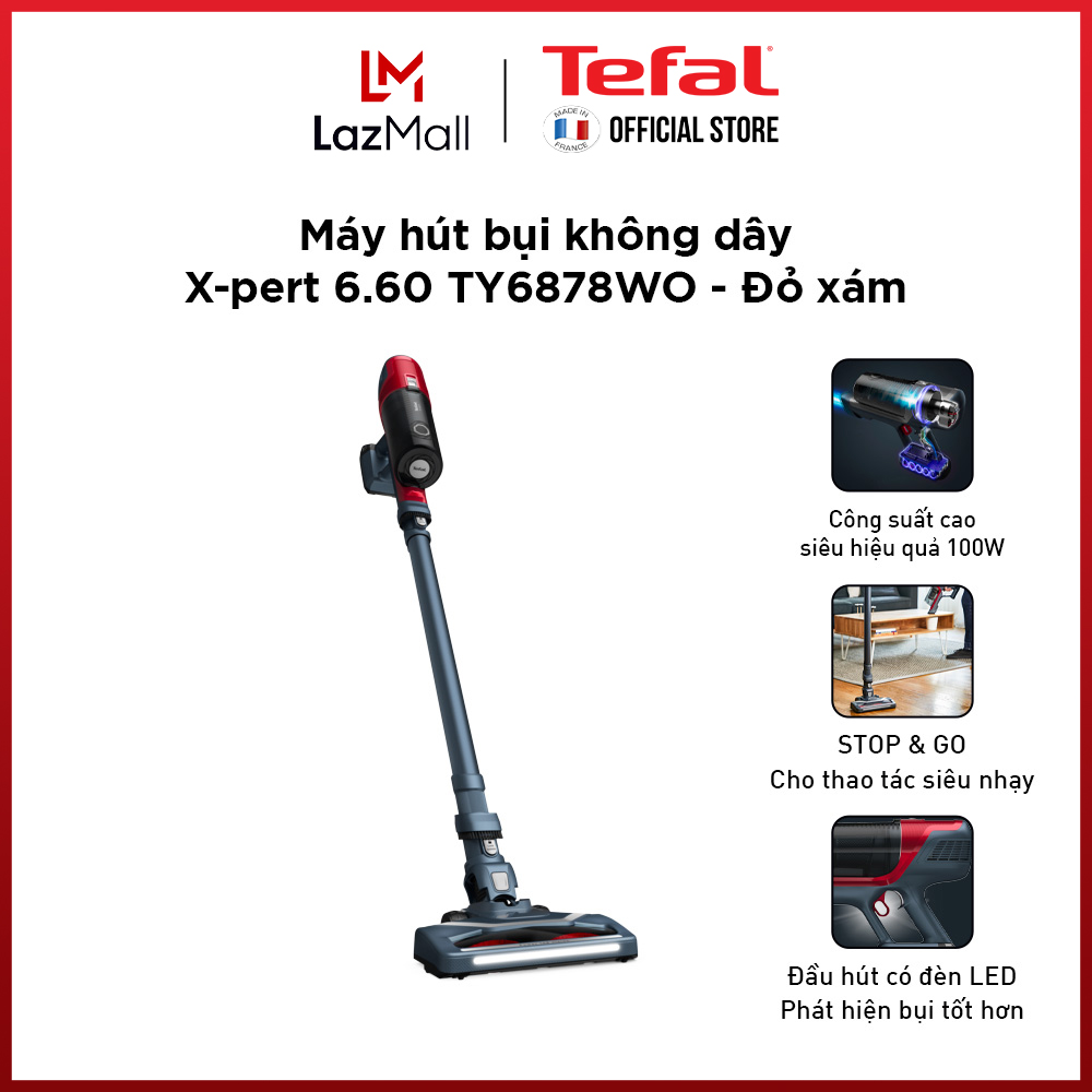 Máy hút bụi cầm tay không dây Tefal TY6878WO - Gian hàng chính hãng bảo hành 2 năm