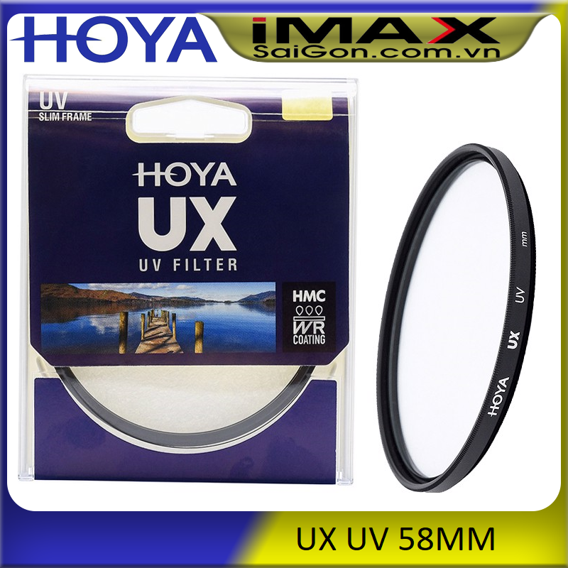 [HCM]Kính lọc Filter Hoya HMC UV UX 58mm + da cừu lau len