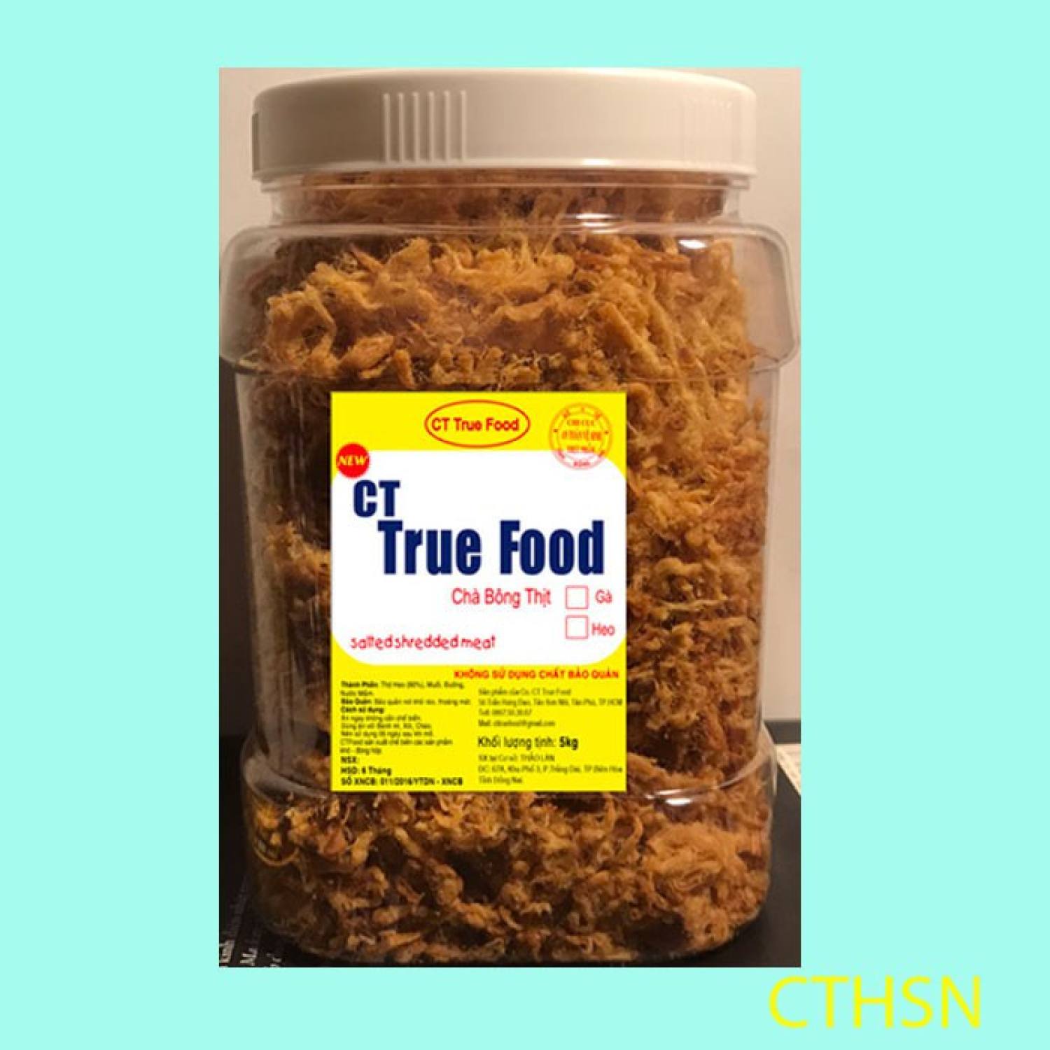 500gr chà bông heo xù - ruốc quà tặng - 1 hũ