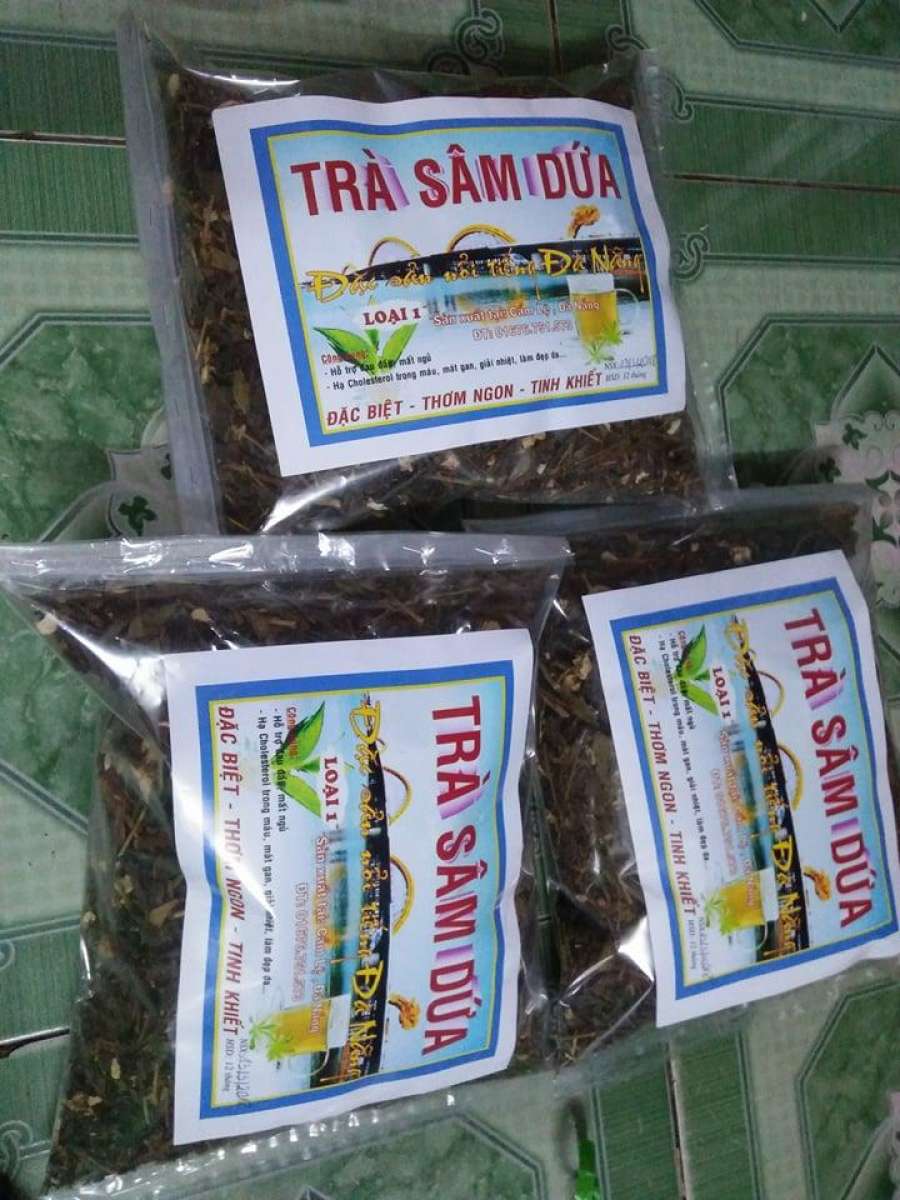 [HCM]COMBO 2 GÓI TRÀ SÂM DỨA ĐÀ NẴNG LOẠI 1 THƯỢNG HẠNG ( GÓI 500G)- Date mới
