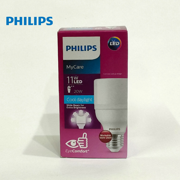 Bóng đèn philips ledbright 11w e27 ánh sáng trắng – vàng ấm 230v