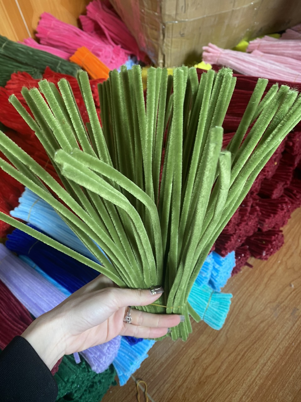 Phấn tô màu hoa kẽm nhung