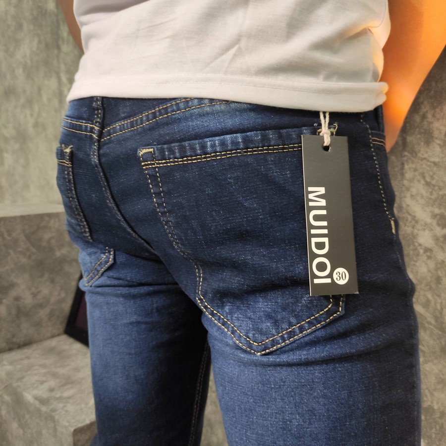 [HCM]Quần jean co giãn Muidoi Q104 (Xanh đậm)