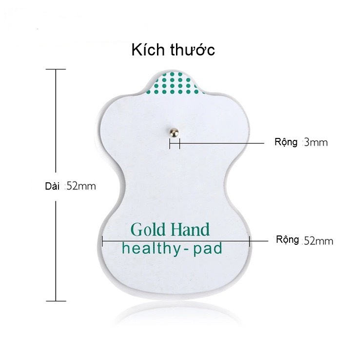 [HCM]Bộ 4 Miếng Dán Massage Cho Máy Xung Điện