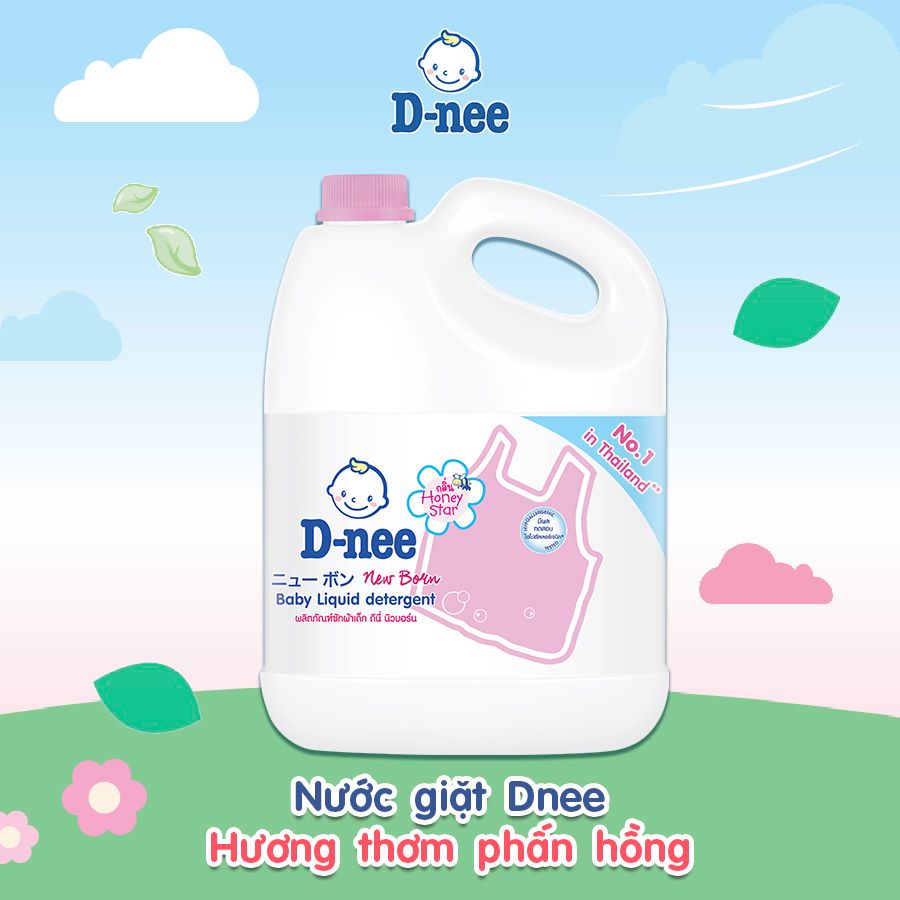 Nước giặt Dnee Thái Lan 3000ml - Chính hãng Công Ty Đại Thịnh