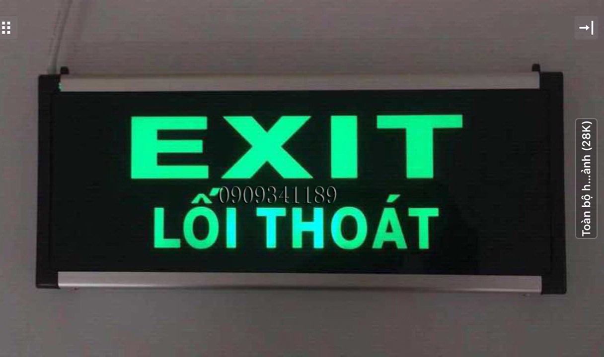 Đèn EXIT thoát hiểm 2 mặt SS02
