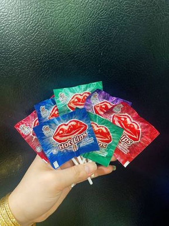 Kẹo mút trái cây hot lips - ngon mê ly 5 cây