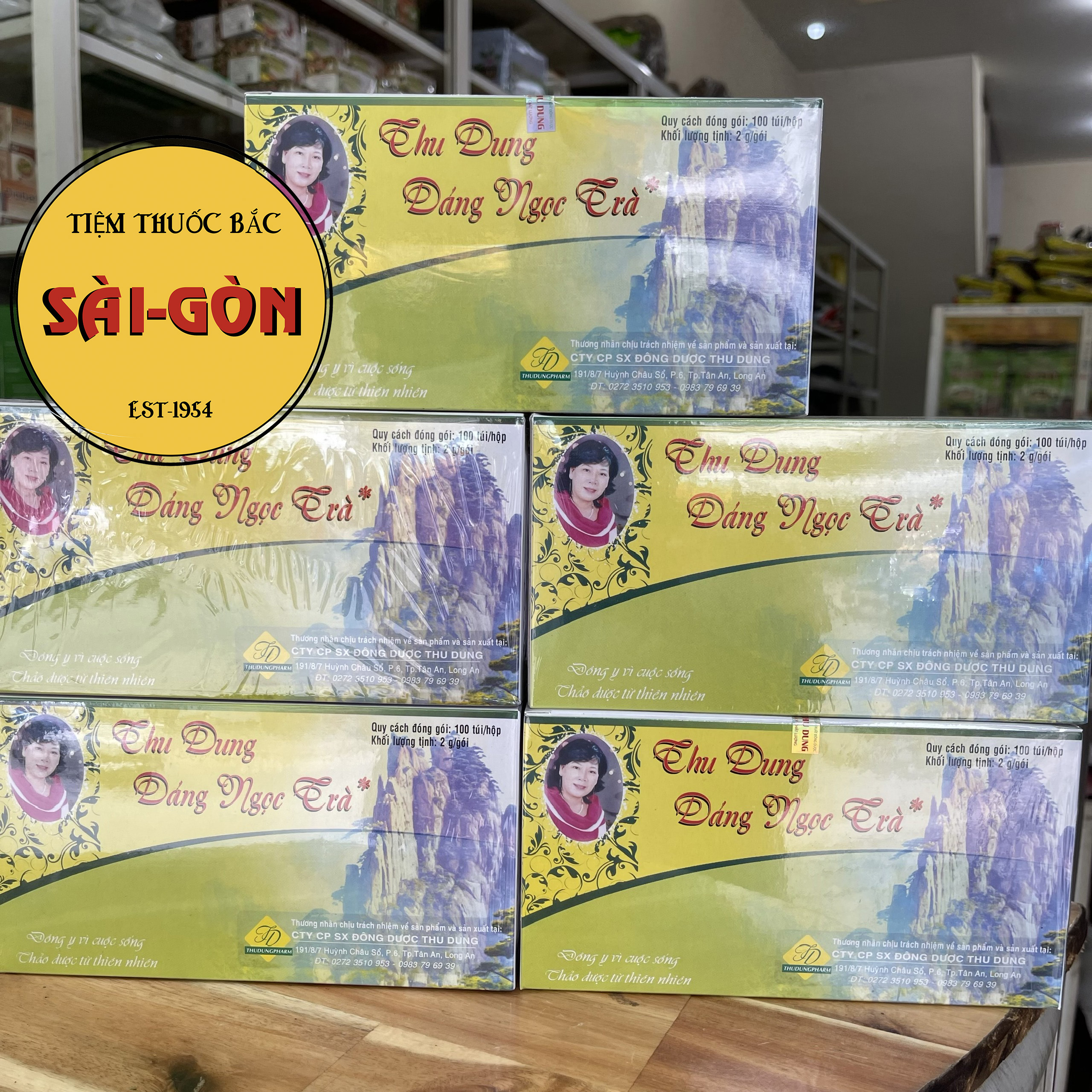 Trà dáng ngọc - hộp 100 túi lọc