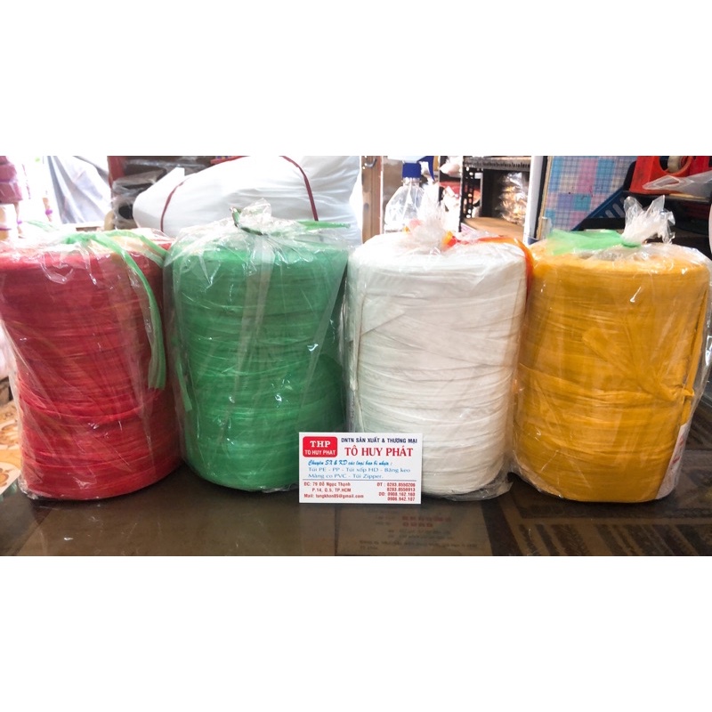 Dây Nilon Buộc Hàng Hoá (Dây ống đục) 800g/cuộn