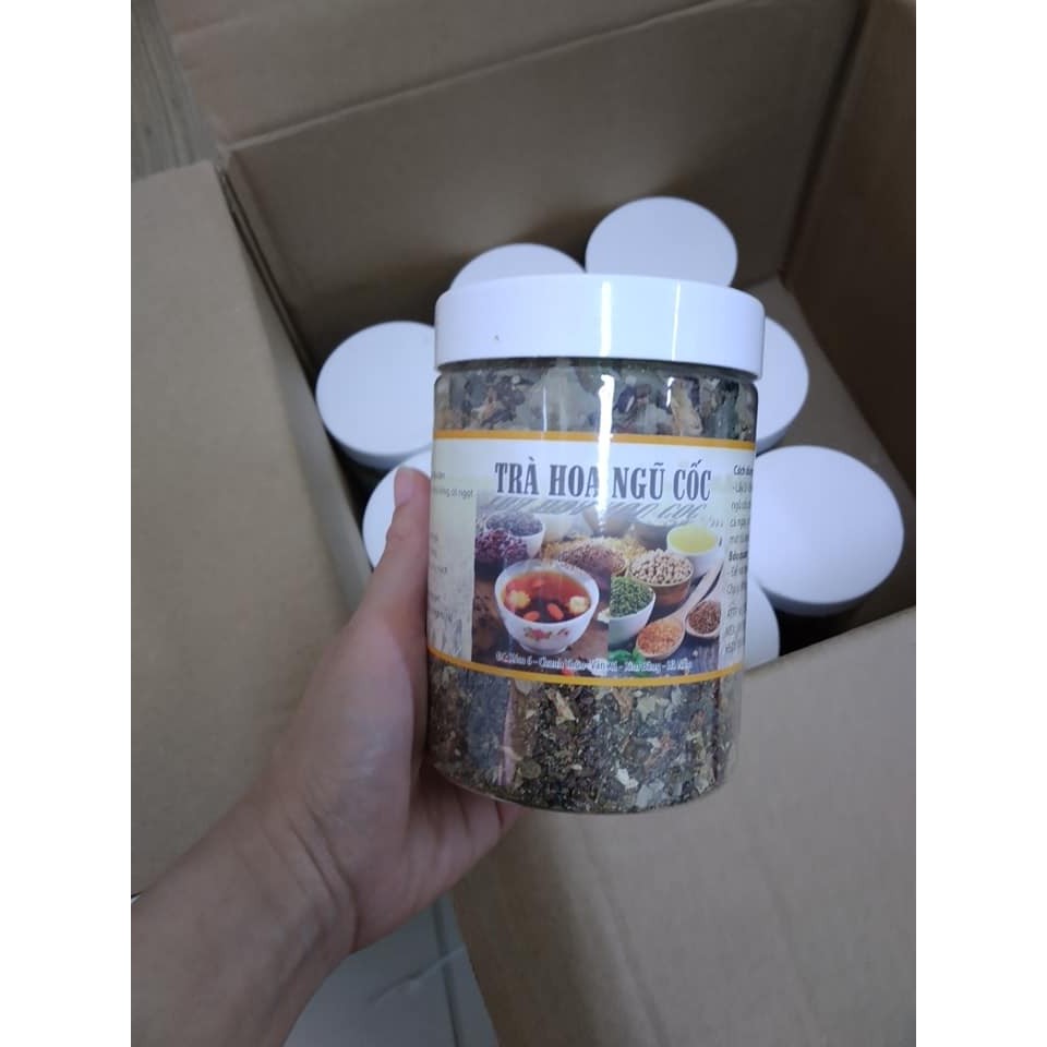 Hộp 500g Trà hoa ngũ cốc đẹp da thon dáng mát gan thanh lọc cơ thể