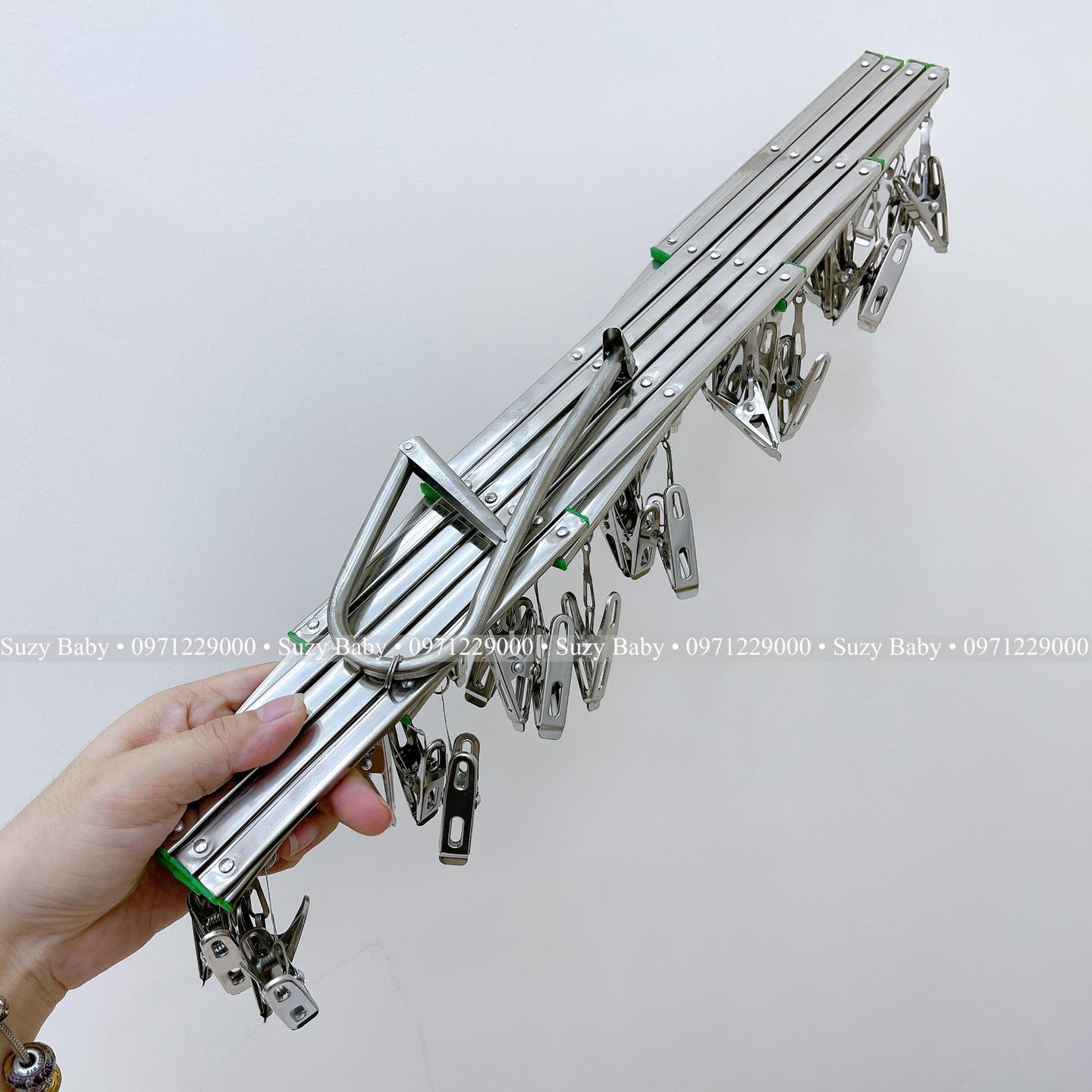 MÓC TRÙM INOX PHƠI ĐỒ GẤP GỌN