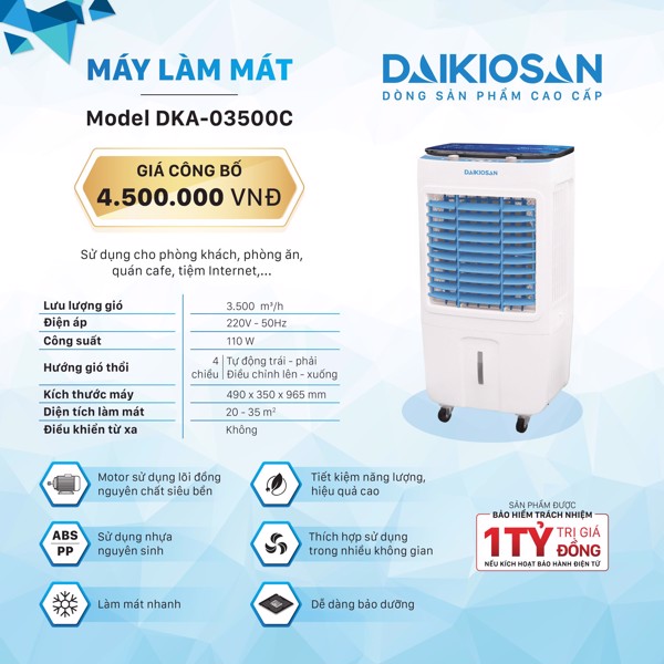 Daikiosan dka-03500c air conditioner fan original 100% new display cooling range: Room 20 - 35m2 power: 99% W wind speed: 3 wind levels