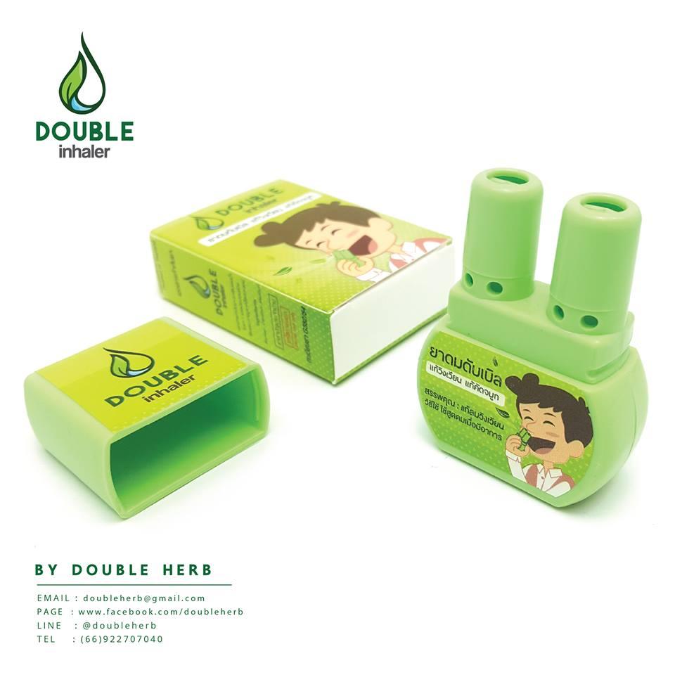 [HCM]Ống Hít Thảo Dược Thông Mũi Double Inhaler Thái Lan
