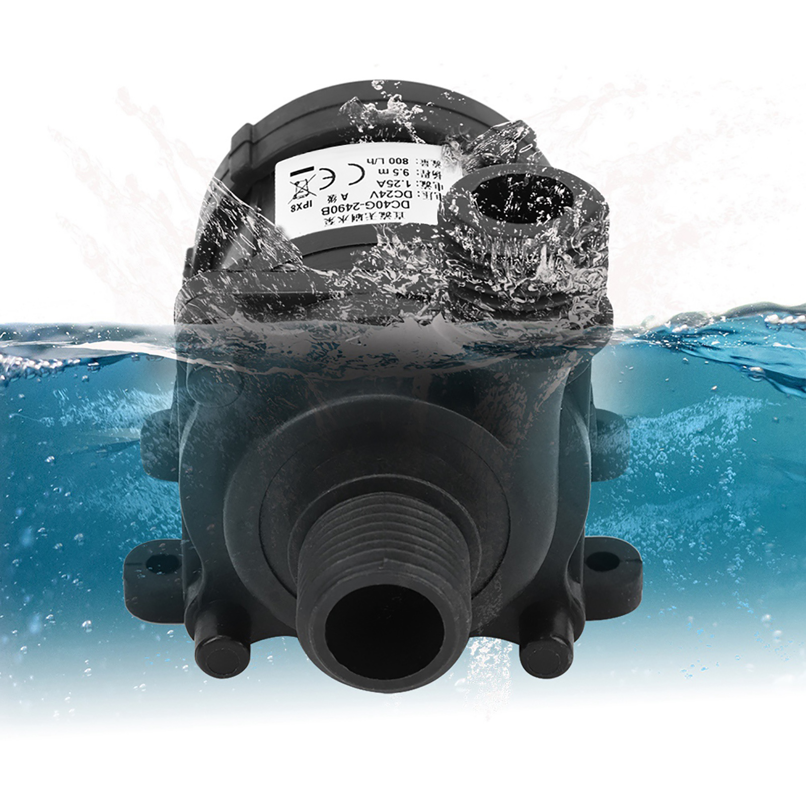 Máy Bơm Nước Mini Không Chổi Than Siêu Êm DC 24V 800L/H