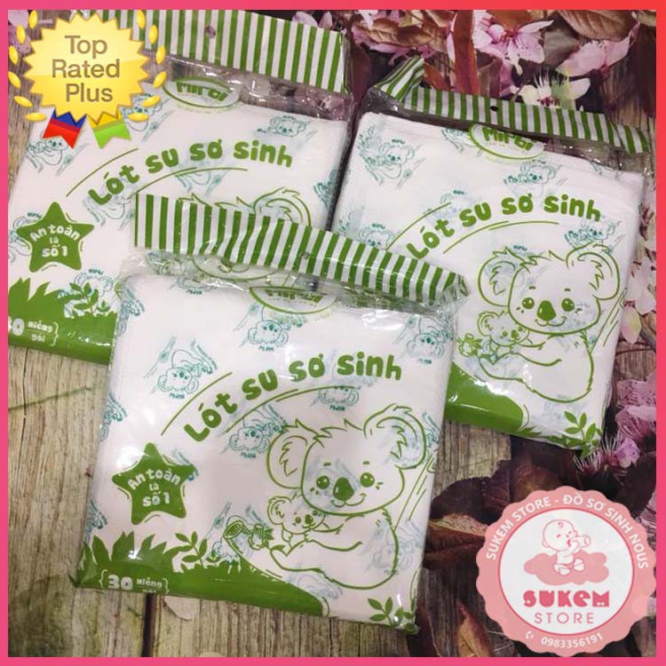 Miếng Lót Sơ Sinh MIPBI - Bịch 30 Miếng