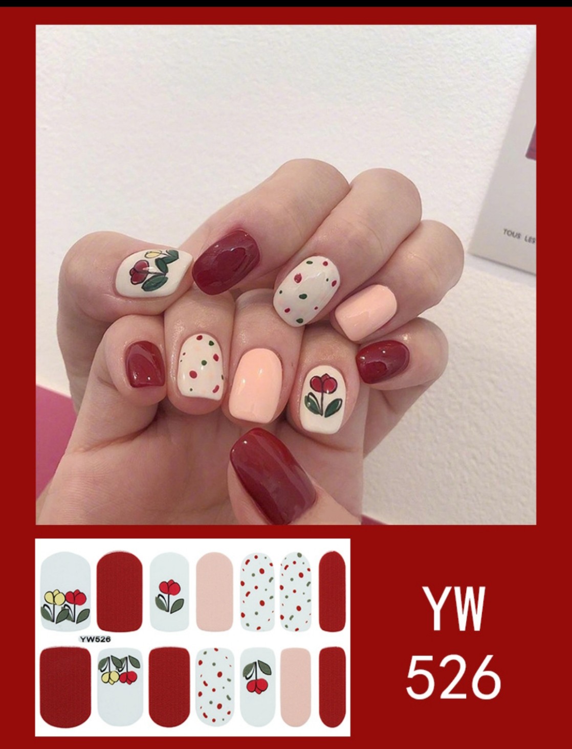 Set 28 miếng dán móng tay, có hơn 40 mẫu miếng dán móng tay 3D cho bạn lựa, miếng dán móng tay cute