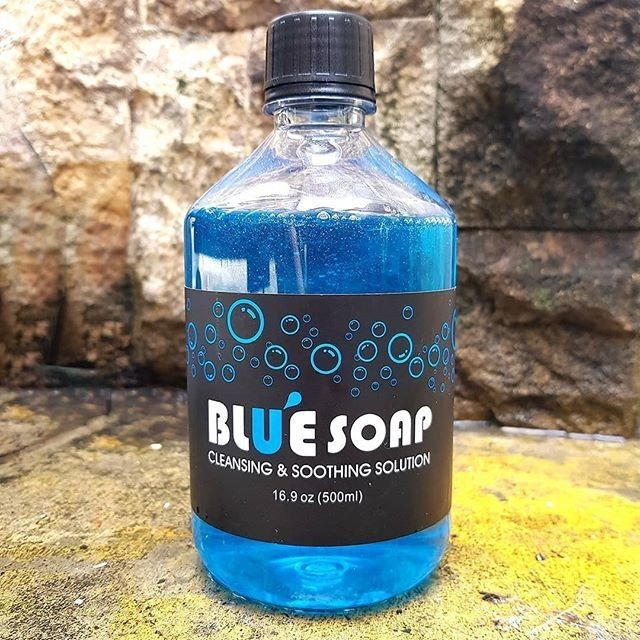 Dung dịch Blue Soap 500ml Tạo Bọt Lau Mực Xăm