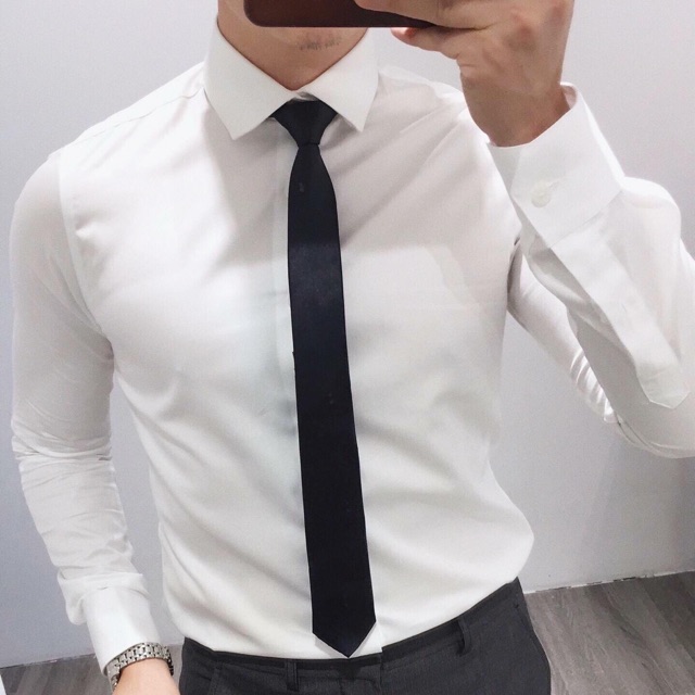 Cà Vạt Đen Cao Cấp Bản 6Cm