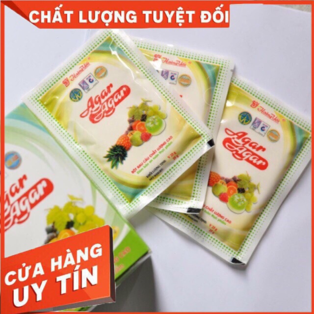 1 hộp thạch giòn agar hoàng yến