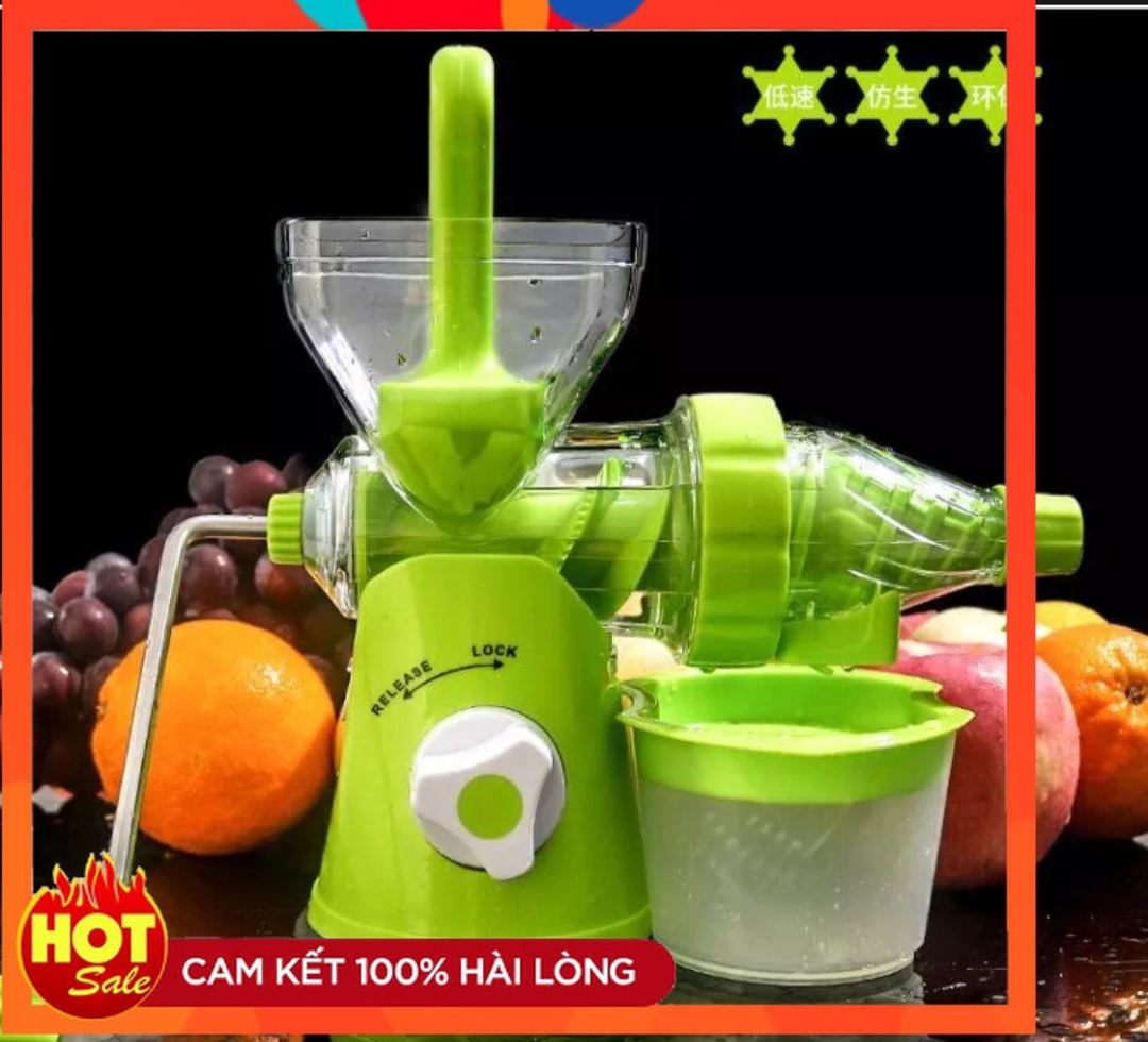 Máy xay ép hoa quả bằng tay manual juicer- top hàng hiệu