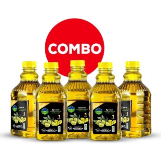 Combo 5 chai dầu ăn oliu hạt cải Kankoo nhập khẩu Úc size 1L thumbnail
