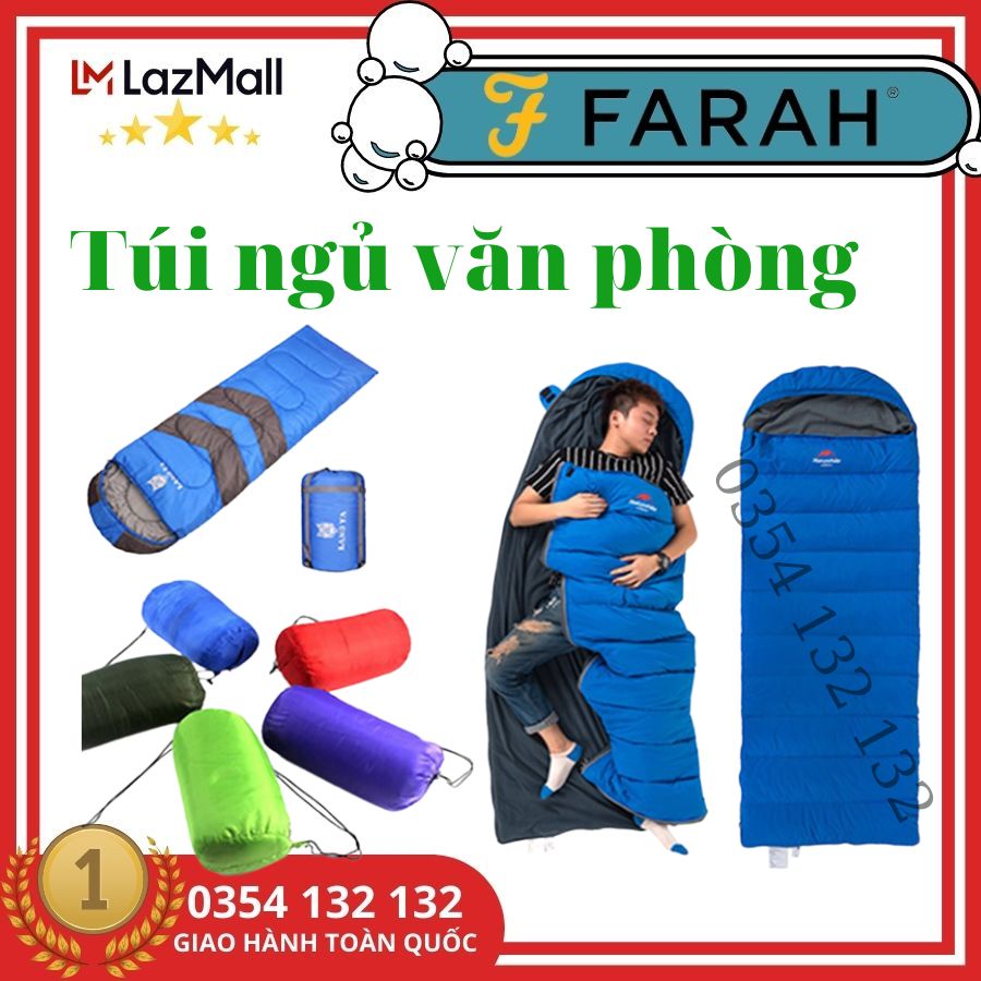 TÚI NGỦ VĂN PHÒNG-DU LỊCH-XẾP GỌN Bộ túi ngủ văn phòng du lịch phượt thủ