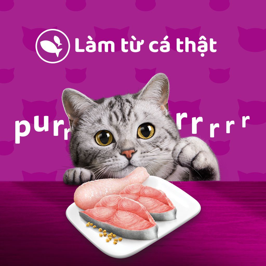 WHISKAS PATE GÓI 80g (MÈO LỚN-MÈO CON)
