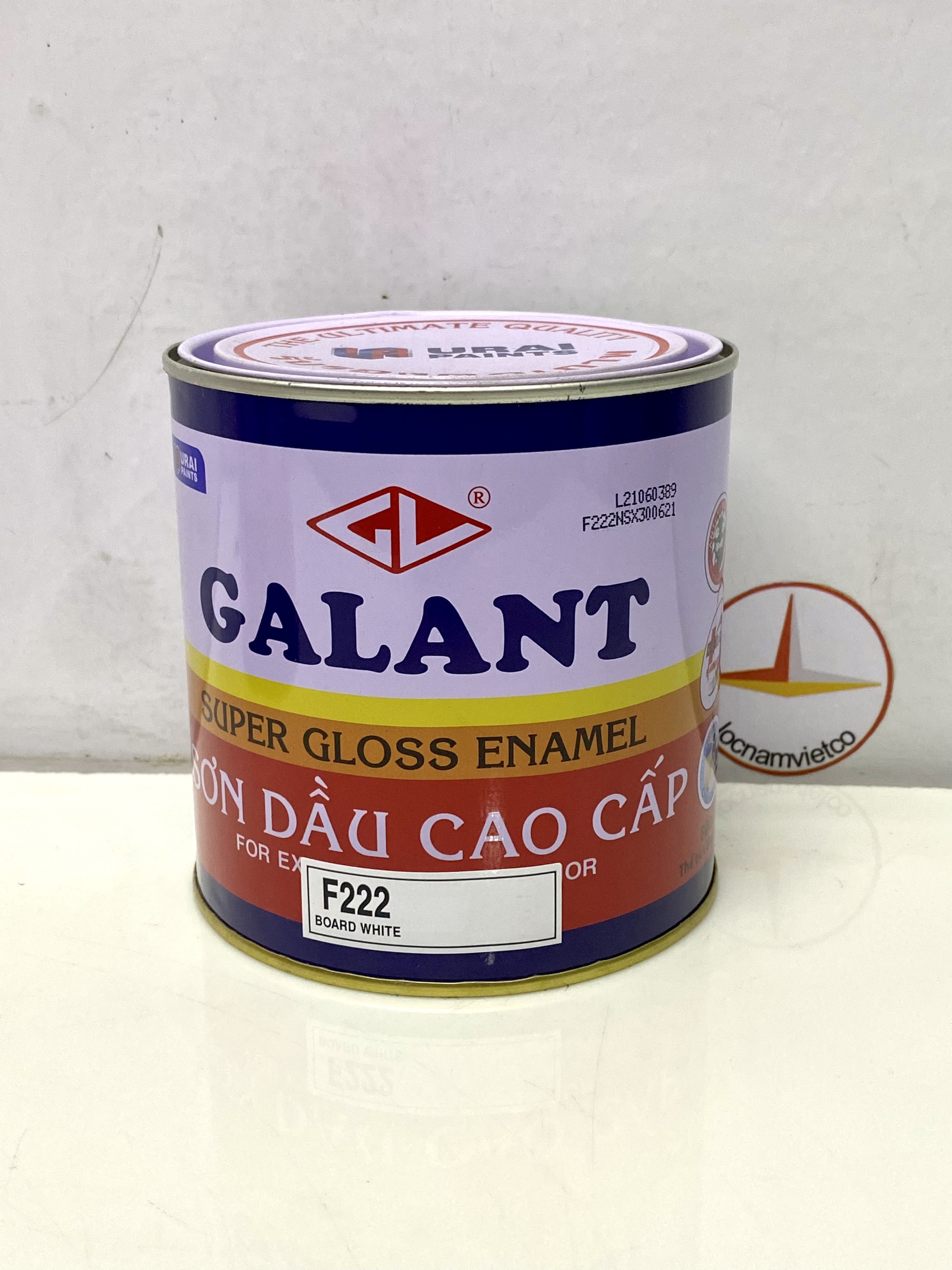 Sơn dầu Galant màu trắng mờ F222 800ML