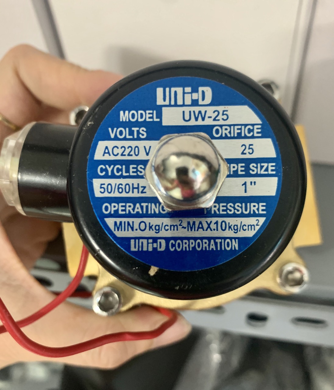 [HCM]Van điện từ phi 34 - AC 220V ( UW - 25 )