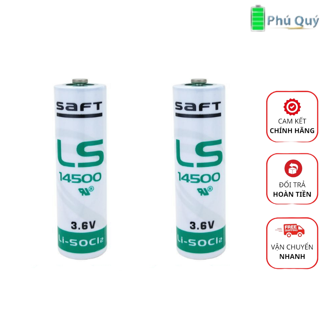 Pin SAFT LS14500 3.6V size AA chính hãng LS 14500 PLC
