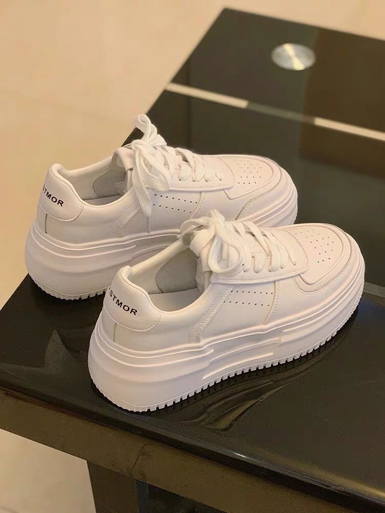 Giày Nữ Sneaker Thể Thao Full Trắng (GiàyBiBi)