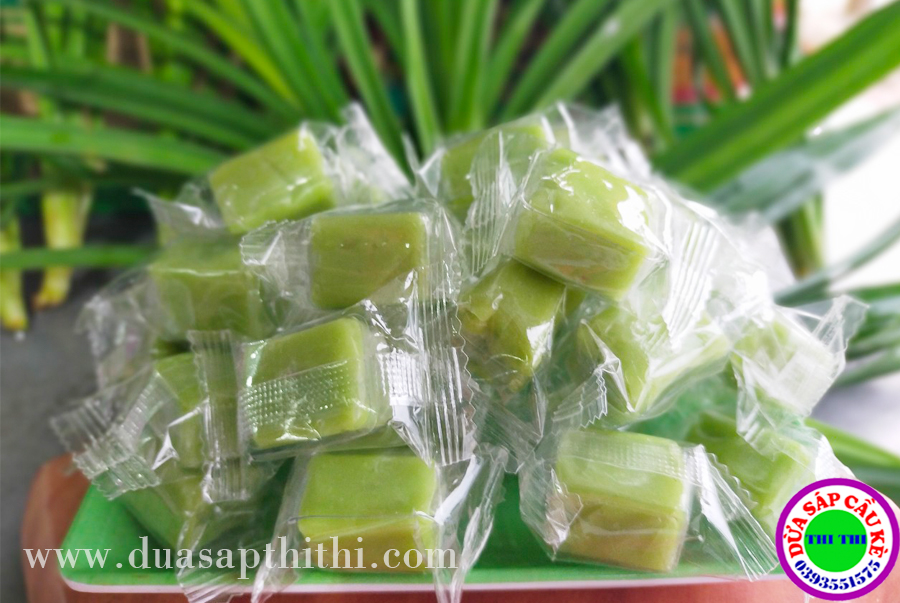 150gr Kẹo Dừa Sáp Vị Lá Dứa
