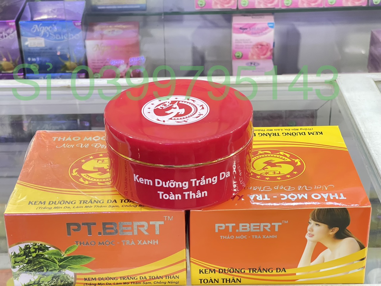 Kem trắng da body Thảo Mộc- Trà Xanh