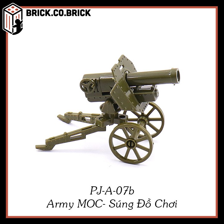 Phụ kiện moc army đồ chơi lắp ráp minifig mô hình sáng tạo trang trí quân đội pj-a-07b