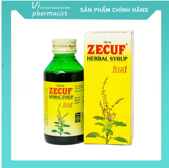 Siro Ho Thảo Dược Zecuf 100Ml