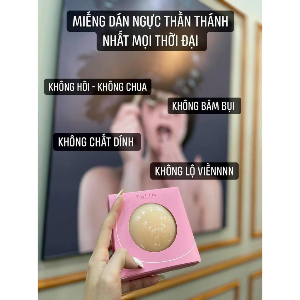 Hộp 3 Cặp Miếng Dán Ngực EBLIN LINGERIE Hàn Quốc