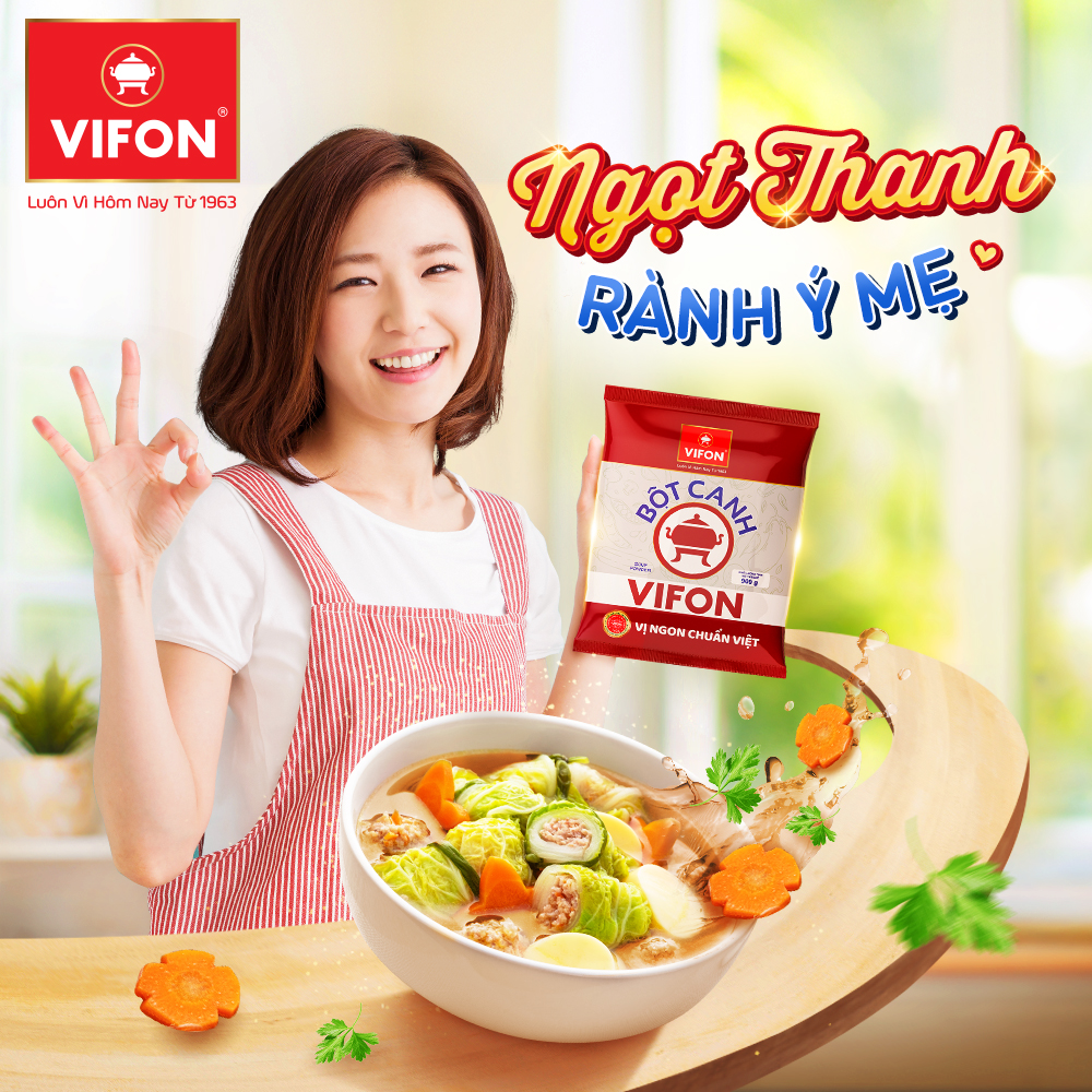 ( Thùng 40 gói ) bột canh 200g VIFON