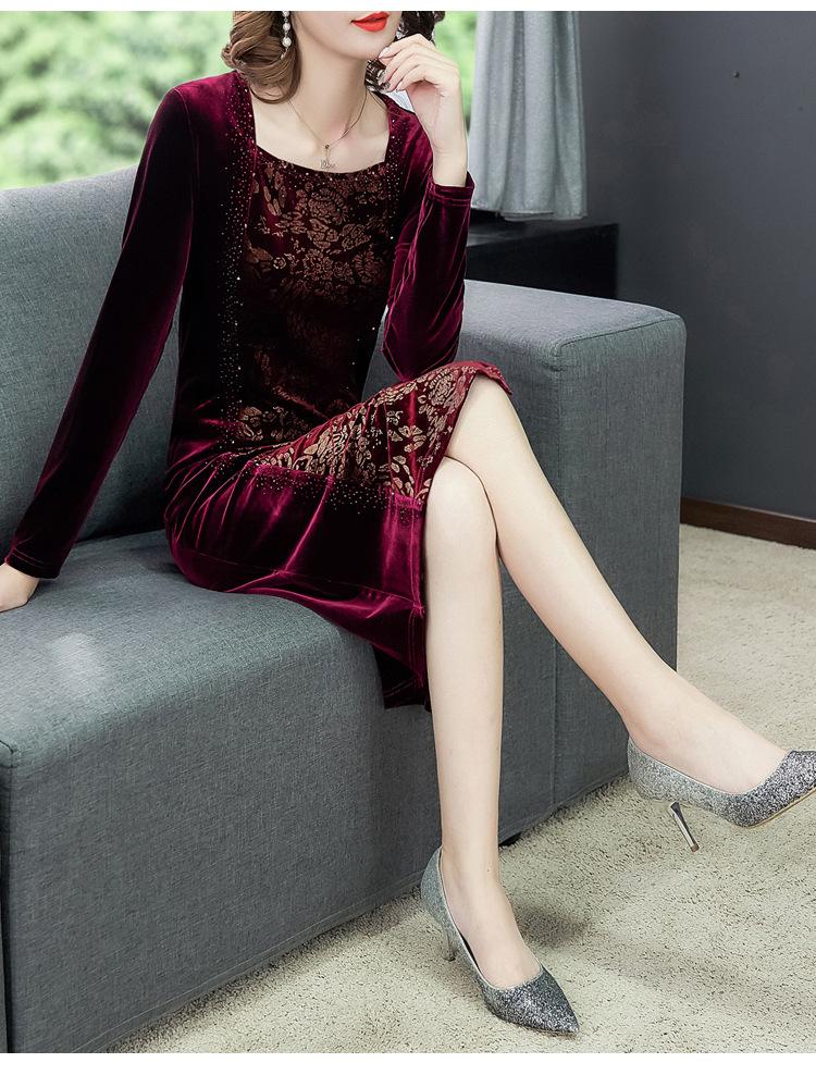 [HCM]ĐẦM SUÔNG HỌA TIẾT SANG TRỌNG - lindashop