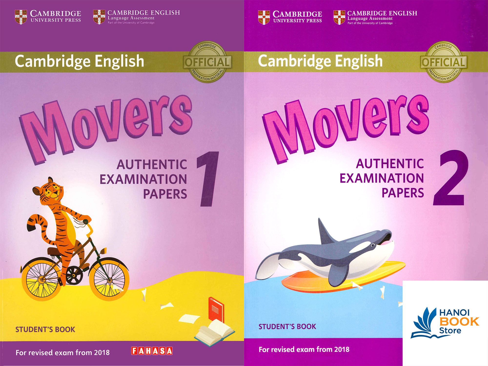 Sách Tiếng Anh MOVERS AUTHENTIC EXAMINATION PAPERS 1-2 (Sách màu)